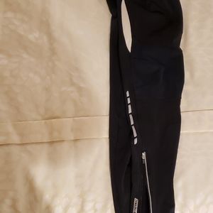 Fleece winter cycling pants